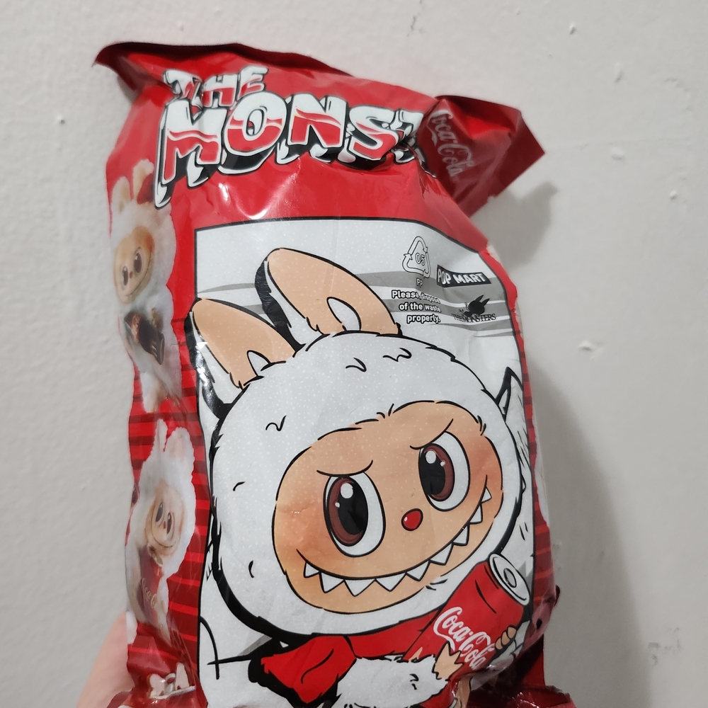 Coca-Cola Monster Stuffed Animal - Red and White